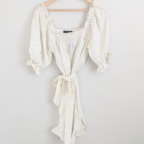 Eloquii Smocked Mini Dress - Picture 3 of 6